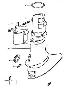 DT7.5 From F-10001 ()  1985 drawing DRIVE SHAFT HOUSING