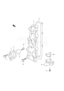 DF 25 drawing Exhaust Cover