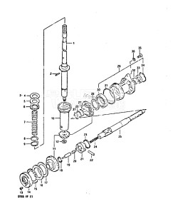 DT85 From 8501-512598 ()  1985 drawing TRANSMISSION