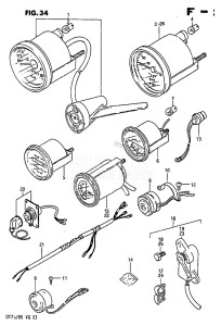 DT75 From 070501-60614 ()  1986 drawing OPT: METER