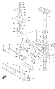 DF 25A drawing Swivel Bracket Non-Remote Control