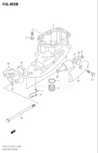 11501F-251001 (2002) 115hp E03-USA (DF115TK2) DF115T drawing DRIVE SHAFT HOUSING (DF115T:E03)