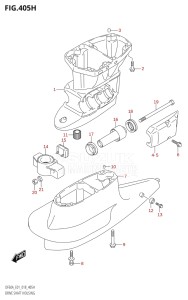 06003F-810001 (2018) 60hp E01 E40-Gen. Export 1 - Costa Rica (DF60AVT  DF60AVTH) DF60A drawing DRIVE SHAFT HOUSING (DF60AVT:E01,DF60AVT:E40)