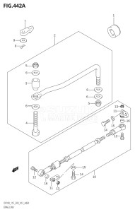 11501Z-980001 (2009) 115hp E03-USA (DF115ZK9) DF115Z drawing DRAG LINK