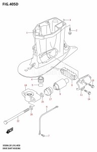 DF200A From 20003F-610001 (E03 E40)  2016 drawing DRIVE SHAFT HOUSING (DF200AZ:E40)