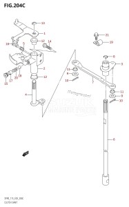 DF90 From 09001F-680001 (E03)  2006 drawing CLUTCH SHAFT (K6,K7,K8,K9,K10,011)