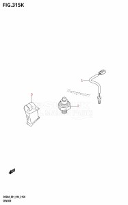 DF40A From 04003F-410001 (E01)  2014 drawing SENSOR (DF60AQH:E40)