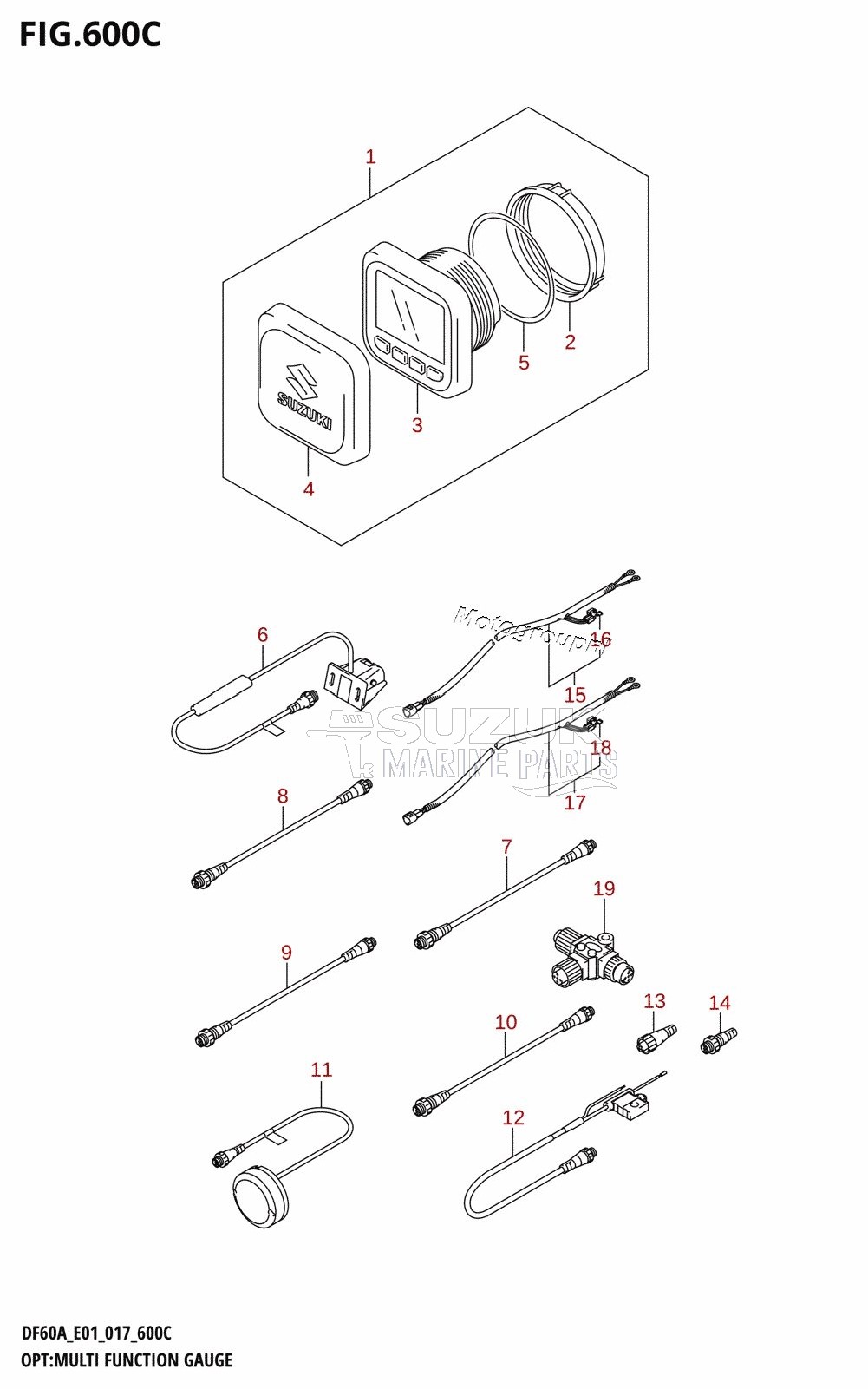 OPT:MULTI FUNCTION GAUGE (DF40ATH:E01)