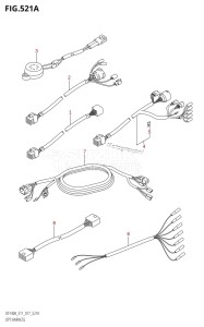 DF115AZ From 11503Z-710001 (E11 E40)  2017 drawing OPT:HARNESS