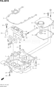 04004F-410001 (2014) 40hp E34-Italy (DF40AST) DF40A drawing ENGINE HOLDER (DF50A:E01)