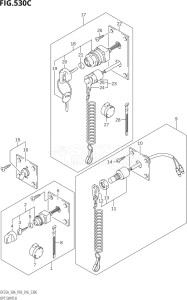 02504F-610001 (2016) 25hp P03-U.S.A (DF25A  DF25AQ  DF25AR  DF25AT  DF25ATH) DF25A drawing OPT:SWITCH (DF30AT:P03)