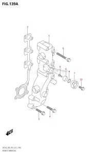 DF30A From 03003F-340001 (P01 P40)  2023 drawing EXHAUST MANIFOLD