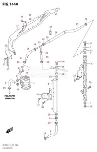 DF150A From 15003F-040001 (E01 E03 E40)  2020 drawing FUEL INJECTOR ((E01,E03):020,E11:021,(E03,E11):(022,023))