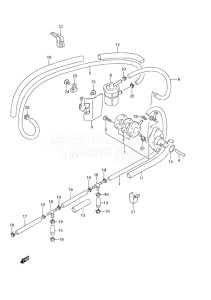 Outboard DF 30 drawing Fuel Pump