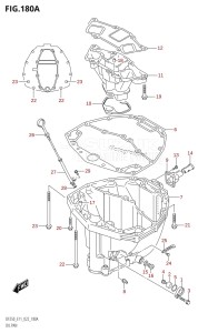 DF250ST From 25004F-340001 (E03)  2023 drawing OIL PAN