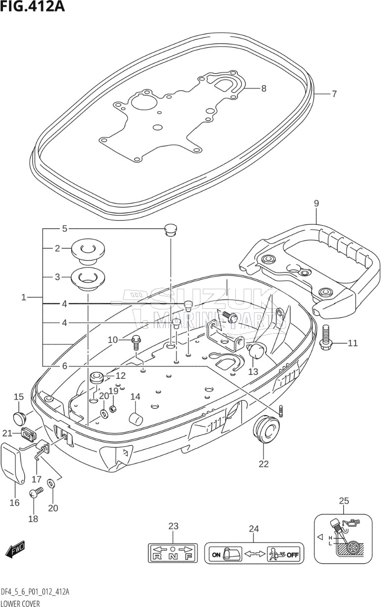 LOWER COVER (DF4:P01)