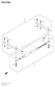 20002Z-310001 (2013) 200hp E03-USA (DF200Z) DF200Z drawing OPT:TIE ROD