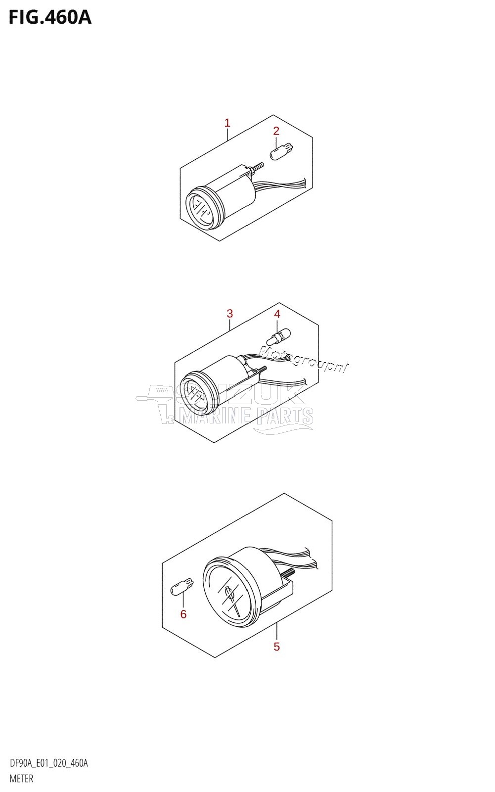 METER (DF70A,DF80A,DF90A,DF100B)