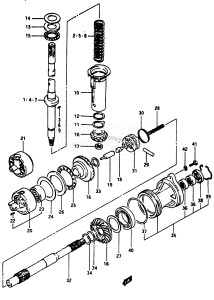 DT115 From 11501-200001 ()  1982 drawing TRANSMISSION