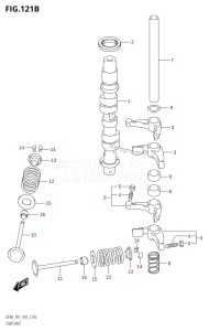 DF8A From 00801F-040001 (E01 P01   -)  2020 drawing CAMSHAFT (DF8AR,DF9.9AR)