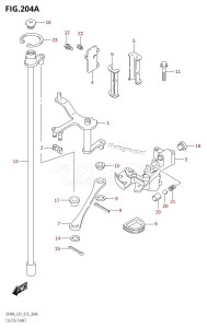 DF90A From 09003F-510001 (E03)  2015 drawing CLUTCH SHAFT