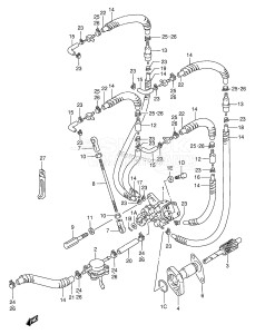 DT100 From 10001-351001 ()  1993 drawing OIL PUMP (~MODEL:95)