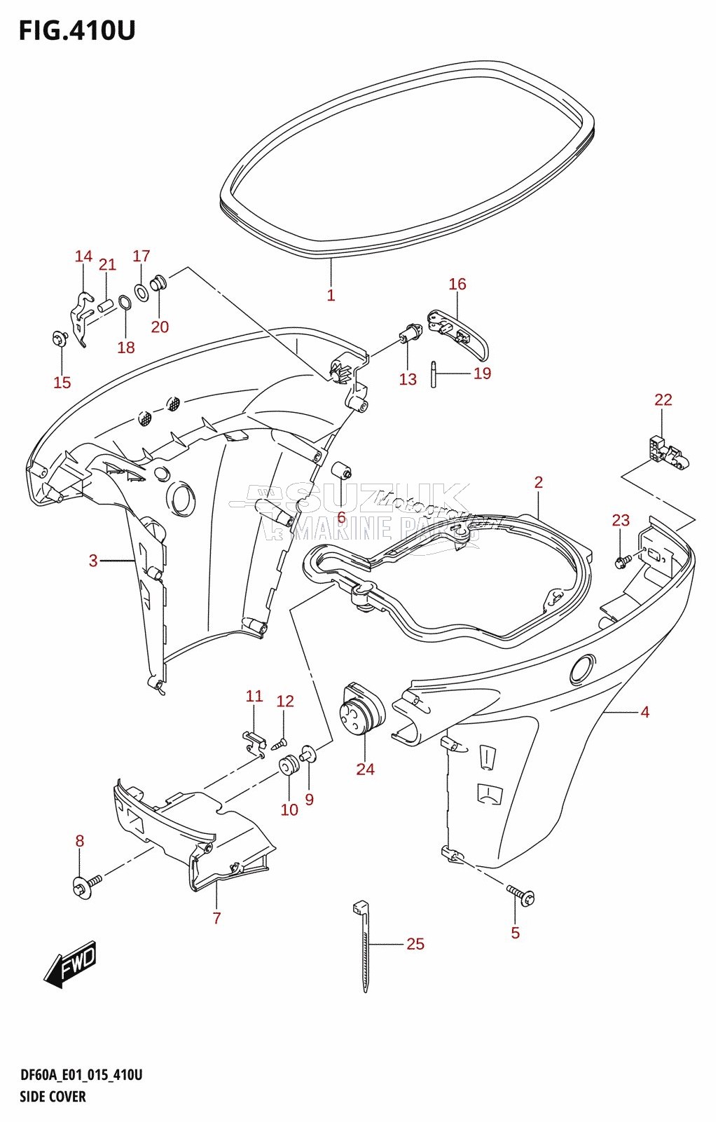 SIDE COVER (DF60AVTH:E40)