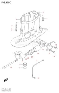 DF150Z From 15002Z-810001 (E03)  2018 drawing DRIVE SHAFT HOUSING (DF150ST)