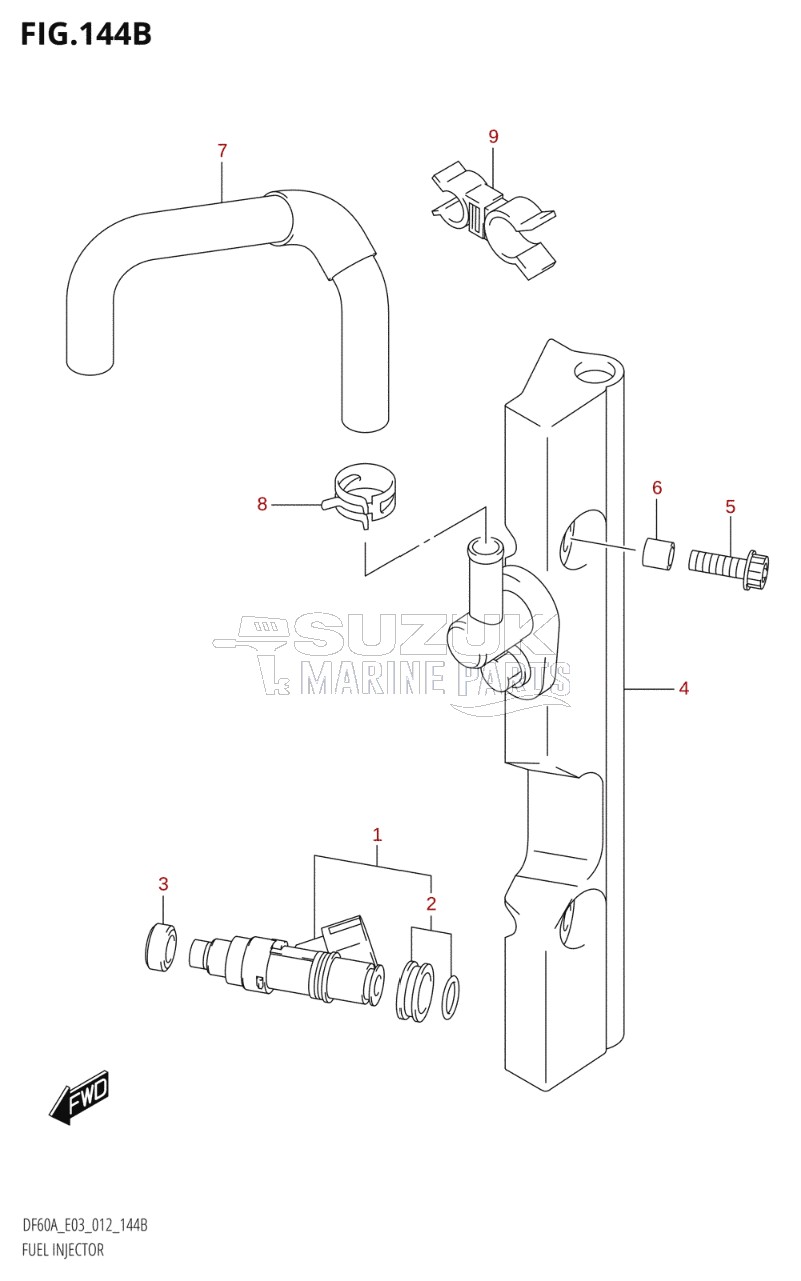 FUEL INJECTOR (DF50A:E03)