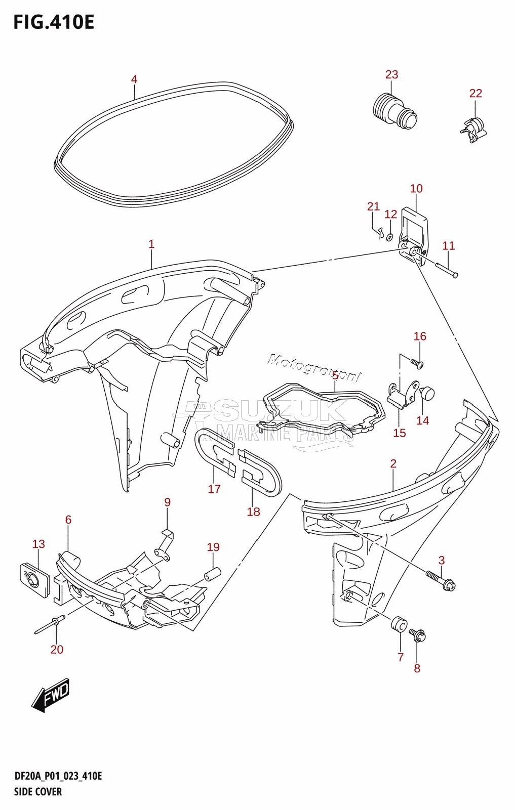 SIDE COVER (DF9.9BTH,DF20ATH)