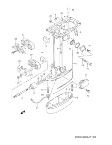 DT25C From 02507-861001 ()  1998 drawing DRIVESHAFT HOUSING