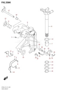 DF70A From 07003F-510001 (E03)  2015 drawing SWIVEL BRACKET (DF90ATH:E40)