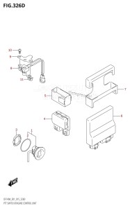 DF140AZ From 14003Z-510001 (E01 E40)  2015 drawing PTT SWITCH /​ ENGINE CONTROL UNIT (DF115AZ:E01)