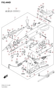 DF90A From 09003F-510001 (E01 E40)  2015 drawing TILLER HANDLE (DF90ATH:E40)