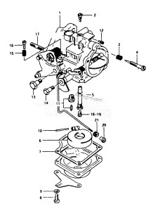 DT40 From 4002-200001 ()  1982 drawing CARBURETOR