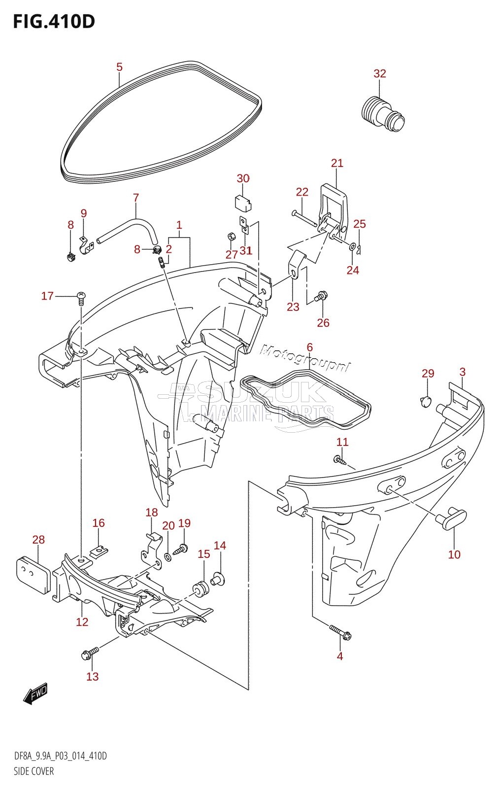 SIDE COVER (DF9.9AR:P03)