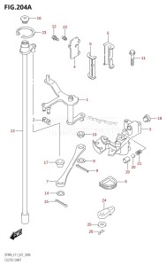 DF100B From 10004F-040001 (E01 E40)  2020 drawing CLUTCH SHAFT