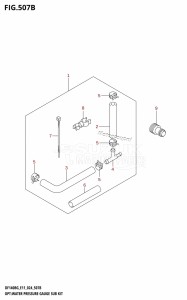 DF115BG From 11505F-440001 (E11 - E40)  2024 drawing OPT:WATER PRESSURE GAUGE SUB KIT (DF140BG,DF140BZG)