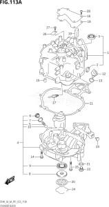 00403F-140001 (2021) 4hp P01-Gen. Export 1 (DF4A) DF4A drawing CYLINDER BLOCK