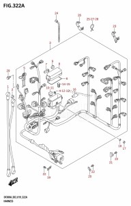 DF300AP From 30002P-910001 (E03)  2019 drawing HARNESS