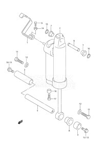 Outboard DF 30 drawing Gas Cylinder