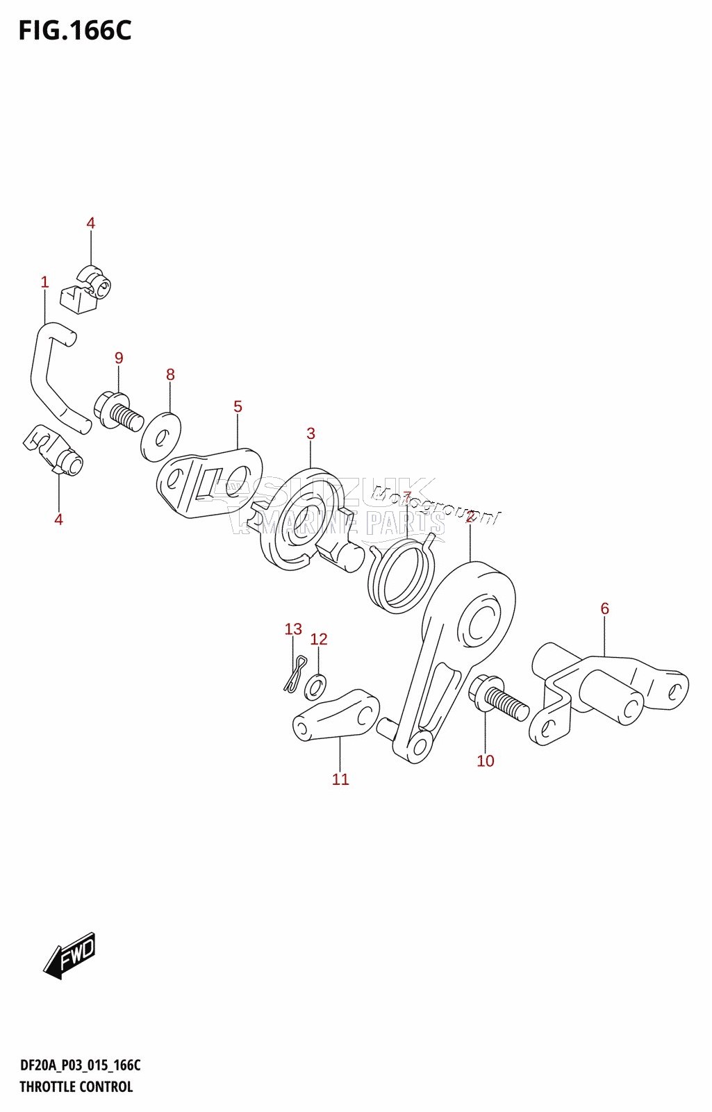 THROTTLE CONTROL (DF15AR:P03)