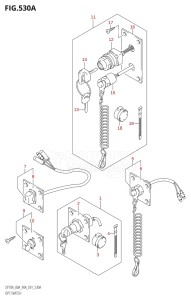 09002F-980001 (2009) 90hp E01-Gen. Export 1 (DF90ATK9) DF90A drawing OPT:SWITCH