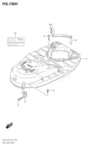 DF250 From 25003F-510001 (E01 E40)  2015 drawing RING GEAR COVER (DF225Z:E40)