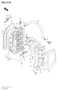 DF140BT From 14005F-340001 (E11 E40)  2023 drawing CYLINDER HEAD (022)