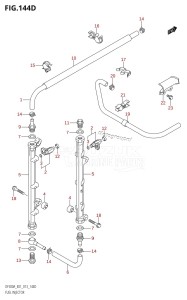 DF250A From 25003P-310001 (E01 E40)  2013 drawing FUEL INJECTOR (DF250A:E40)