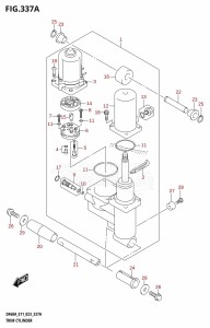 DF40A From 04003F-140001 (E01 E11)  2021 drawing TRIM CYLINDER ((DF40A,DF40ATH,DF50A,DF50ATH):(020,021))