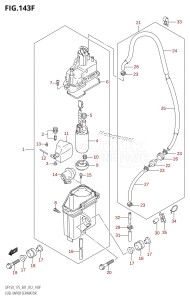 DF175T From 17502F-210001 (E01 E40)  2012 drawing FUEL VAPOR SEPARATOR (DF175T:E40)