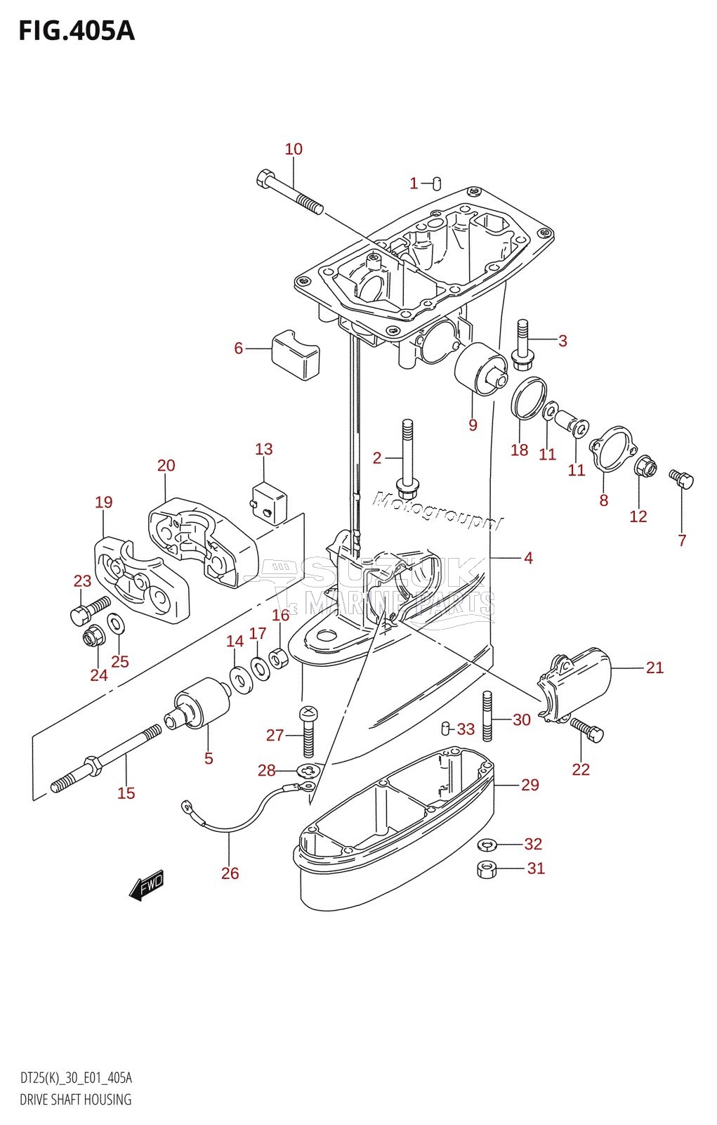 DRIVE SHAFT HOUSING