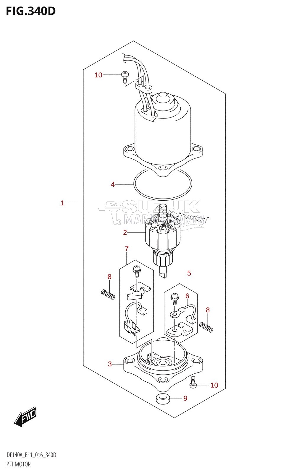 PTT MOTOR (DF115AZ:E11)